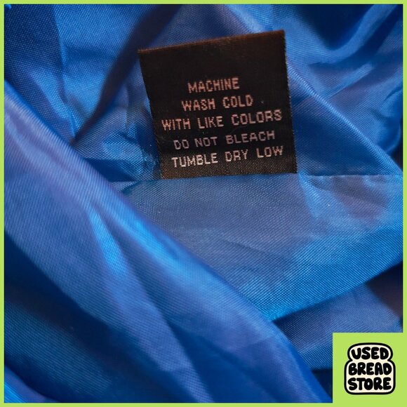 XL Blue Satin Don Laughlin's Riverside Resort Jacket Nevada Casino Las Vegas - Picture 7 of 7